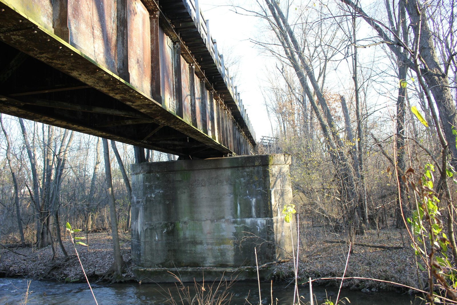 Looking east